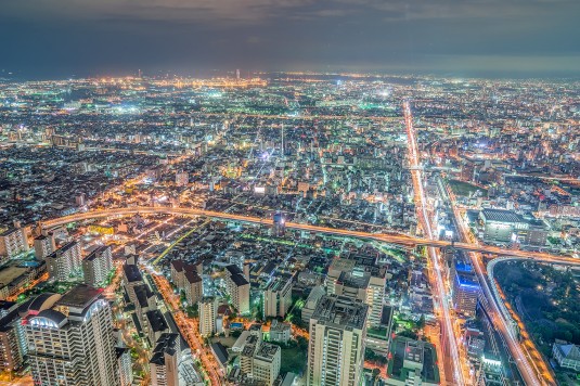 夜景 大阪府大阪市天王寺区 フォトマルシェ